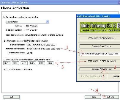 download authorization code photoshop cs3